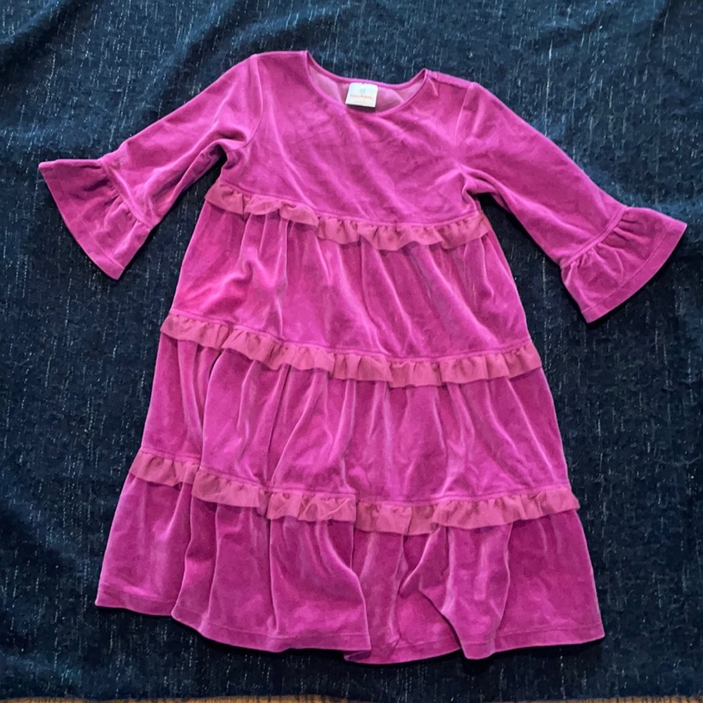 Hanna Andersson size 130 velour dress